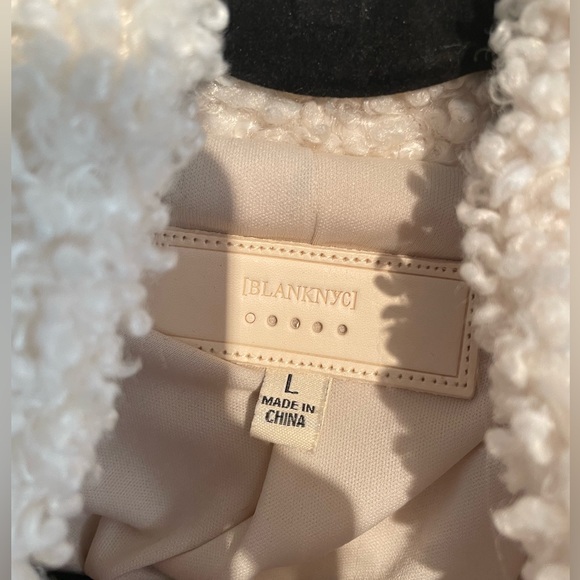 Blank NYC sherpa jean jacket - Picture 4 of 5